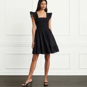 Hill house home black voile Elizabeth nap dress